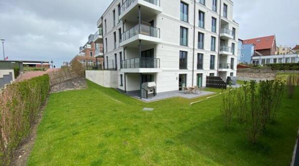 Seeblick Nordlicht, Exklusive Wohnung Mit Terrasse Wangerooge Exterior foto
