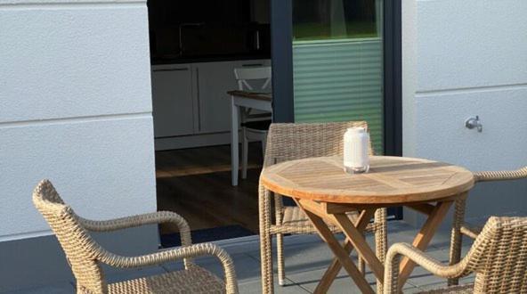 Seeblick Nordlicht, Exklusive Wohnung Mit Terrasse Wangerooge Exterior foto